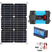 Habicare SS 60W Home & Outdoor Solar Power System 60W Home & Outdoor Solar Power System