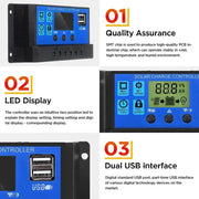 Habicare SS 60W Home & Outdoor Solar Power System 60W Home & Outdoor Solar Power System