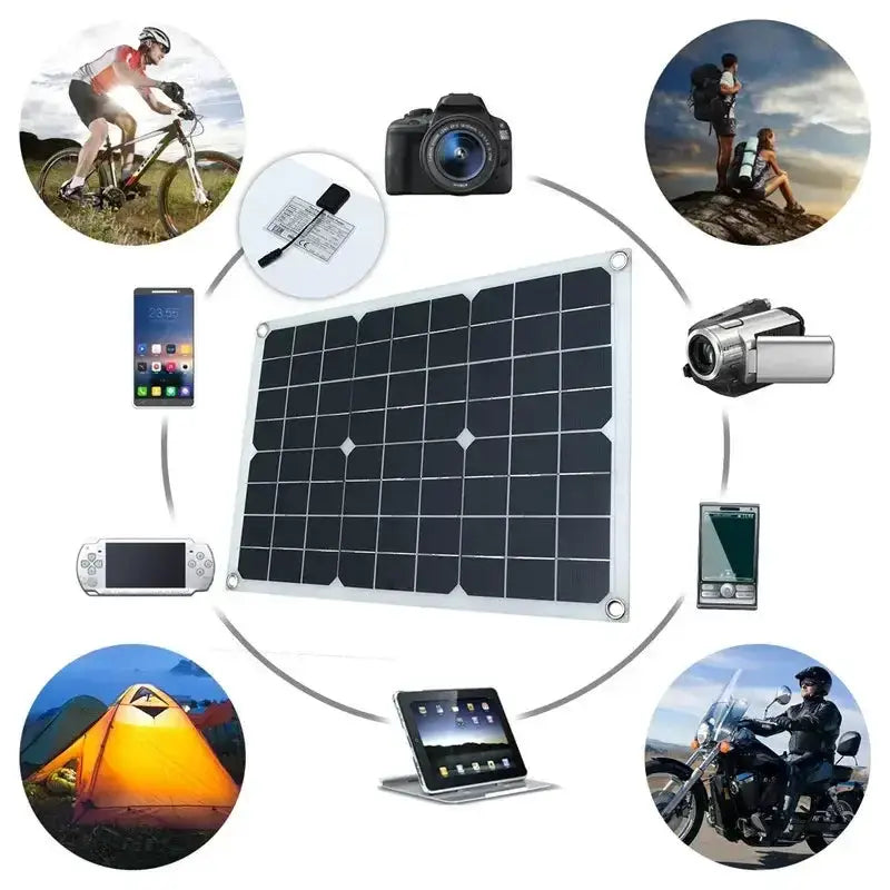 Habicare SS 60W Home & Outdoor Solar Power System 60W Home & Outdoor Solar Power System