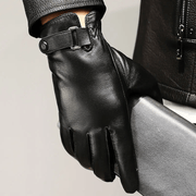 Men's Sheepskin Leather Gloves — Warm Velvet Lined | Driving & Outdoor – view 3