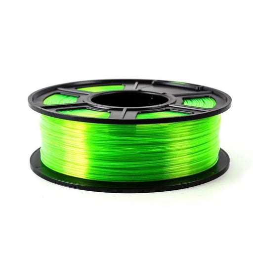 1KG PETG 1.75mm 3D Printer Printing Filament - Transparent Green – view 2