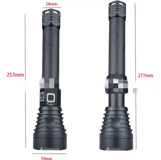 XHP90 3000LM Tactical 3 Mode Zoom Flashlight LED Hunting Torch – view 2