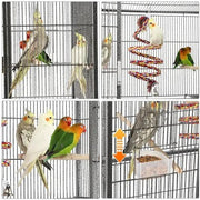 175.5cm H Extra Large Pet Cage Mobile Large Bird Cage Parrot Cage by Yaheetech