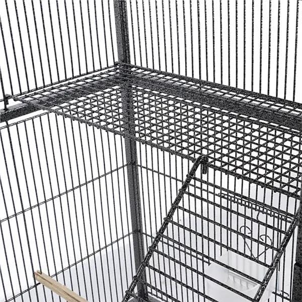 175.5cm H Extra Large Pet Cage Mobile Large Bird Cage Parrot Cage by Yaheetech