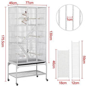 Yaheetech 69’’H Extra Large Bird Cage 69’’H Extra Large Bird Cage