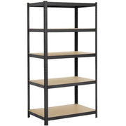 Yaheetech 5 Tiers Metal Storage Shelving Adjustable Display Rack Unit 5 Tiers Metal Storage Shelving Adjustable Display Rack Unit
