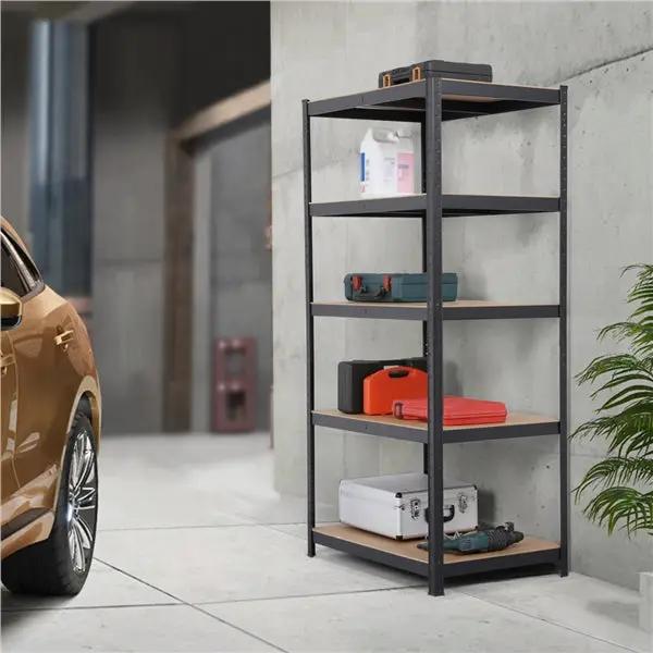 Yaheetech 5 Tiers Metal Storage Shelving Adjustable Display Rack Unit 5 Tiers Metal Storage Shelving Adjustable Display Rack Unit