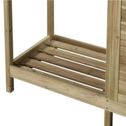 Outdoor Garden Potting Bench Table Work Bench Metal Tabletop – view 9