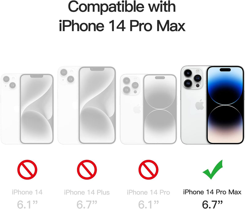 salelink.co.nz Unbranded iPhone 14 Pro MAX Case Magsafe Clear iPhone 14 Pro MAX Case Magsafe Clear | Action Outdoors NZ