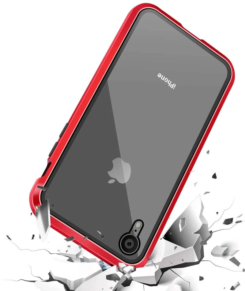 salelink.co.nz Unbranded iPhone XR Case iPhone XR Case With Built In Screen Protector Red