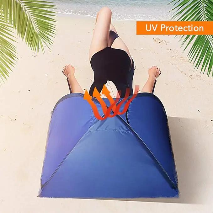 ECOTREK Tent Mini Beach Sun Shade Canopy – Instant Pop-Up Tent TTQY6014 Mini Beach Sun Shade Canopy – Instant Pop-Up Tent TTQY6014