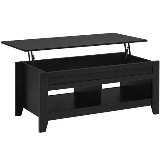 Yaheetech L 120cm Lift Top Coffee Table w/Hidden Compartment & 2 Open Shelves L 120cm Lift Top Coffee Table w/Hidden Compartment & 2 Open Shelves
