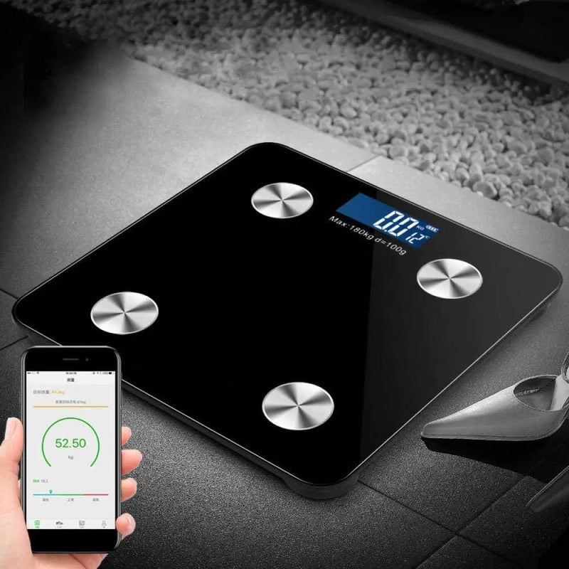 salelink.co.nz Unbranded BMI Scales Bluetooth Body Fat Scale With App Sync And 8 Metrics