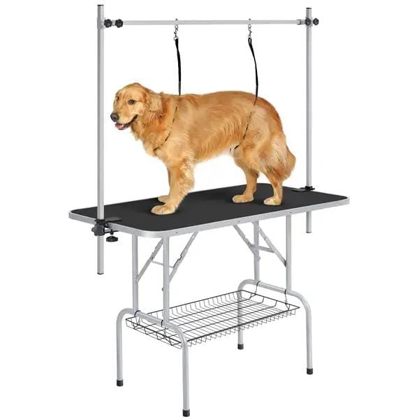 Foldable Pet Grooming Table Stainless Steel Arm Frame Height Adjustable – view 3