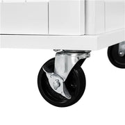 Stainless Steel Top Rolling Kitchen Island Cart Kitchen Trolley – view 9