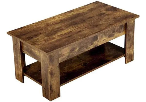 Lift Top Coffee Table with Gas Lift Mechanism Water-Resistant Center Table – view 2