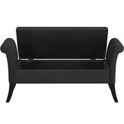 Yaheetech Modern Fabric Tufted Storage Bench Ottoman Modern Fabric Tufted Storage Bench Ottoman