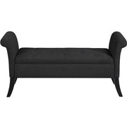 Yaheetech Modern Fabric Tufted Storage Bench Ottoman Modern Fabric Tufted Storage Bench Ottoman