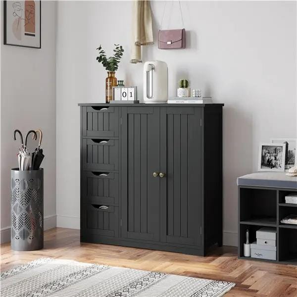 Furniture Organizer Bathroom Floor Cabinet Side Storage Cabinet – view 5