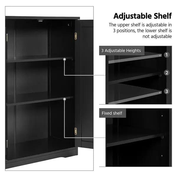 Furniture Organizer Bathroom Floor Cabinet Side Storage Cabinet – view 6