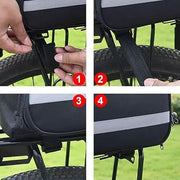Ecotrek Waterproof Bicycle Rear Seat Bag – Multifunctional Pannier Rack Saddle Bag JS17606 by ECOTREK