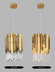 salelink.co.nz Unbranded Modern Crystal Pendant Light Gold Modern Crystal Pendant Light Gold | Action Outdoors NZ