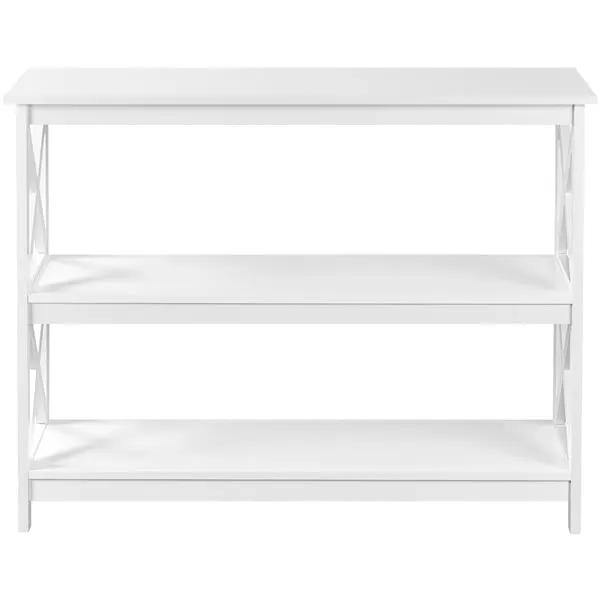 Yaheetech 3-Tier Wooden Console Table Sofa Side Table Entryway Table 3-Tier Wooden Console Table Sofa Side Table Entryway Table