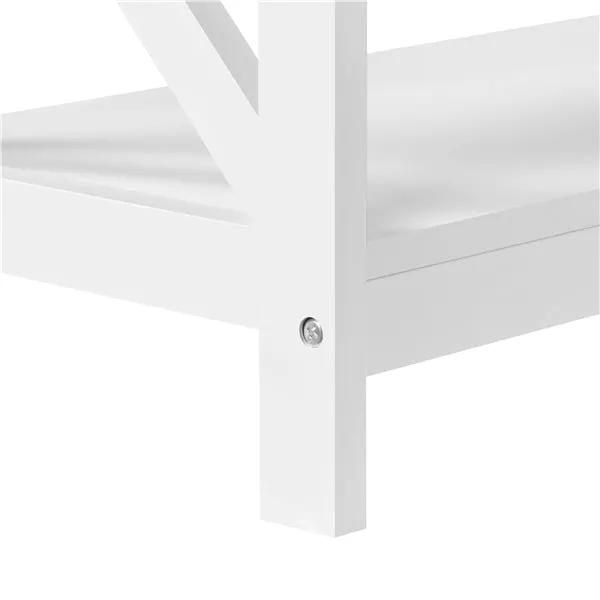 Yaheetech 3-Tier Wooden Console Table Sofa Side Table Entryway Table 3-Tier Wooden Console Table Sofa Side Table Entryway Table