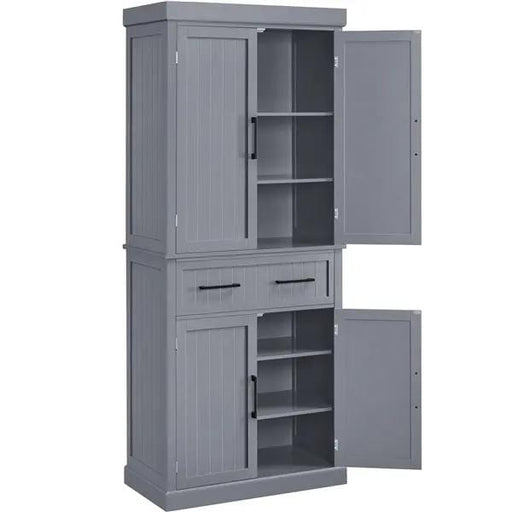 Yaheetech Tall Pantry Cupboard Freestanding Storage Cabinet Kitchen Pantry Tall Pantry Cupboard Freestanding Storage Cabinet Kitchen Pantry