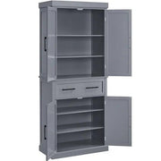 Yaheetech Tall Pantry Cupboard Freestanding Storage Cabinet Kitchen Pantry Tall Pantry Cupboard Freestanding Storage Cabinet Kitchen Pantry