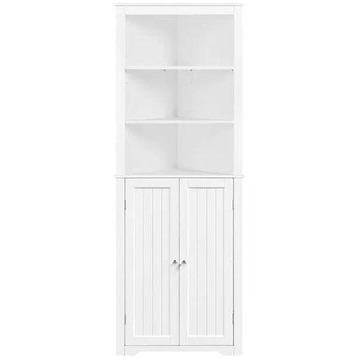 64.5″ H Tall Corner Cabinet Corner Shelving Unit Freestanding Bathroom Cabinet by Yaheetech