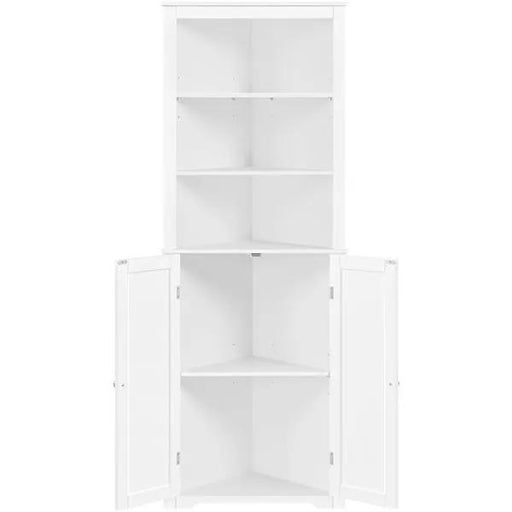 64.5″ H Tall Corner Cabinet Corner Shelving Unit Freestanding Bathroom Cabinet by Yaheetech