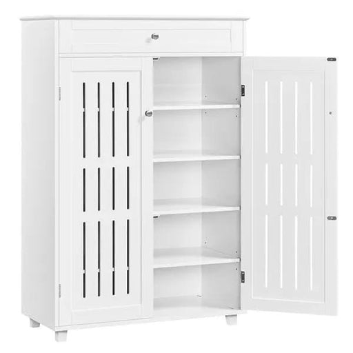 Yaheetech 5-Tier & 1 Drawer Shoe Storage Cabinet Closed Adjustable Shoes Rack 5-Tier & 1 Drawer Shoe Storage Cabinet Closed Adjustable Shoes Rack