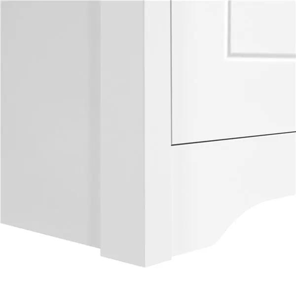 Yaheetech Set of 2 End Table w/three Drawers Wooden 3 Drawer Modern Tall End Table Set of 2 End Table w/three Drawers Wooden 3 Drawer Modern Tall End Table