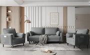 Yaheetech 1x 2-seater sofa and 2x suited oversized armchair Sofa Set 1x 2-seater sofa and 2x suited oversized armchair Sofa Set