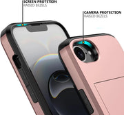 iPhone 16e Case - Card Holder Shockproof Rugged (PR9028 (1)) – view 4