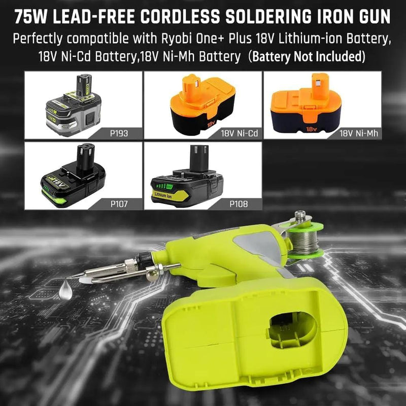 Soldering Welding Welder Iron for Ryobi 18V Battery – view 7