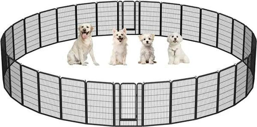 Yaheetech 24 Panels 120CM Tall Dog Playpen Panels Pet Playpen Dog Pen Pet Fence 24 Panels 120CM Tall Dog Playpen Panels Pet Playpen Dog Pen Pet Fence