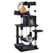 59″ Tall Multilevel Cat Tree with Condo & Plush Perch & Scratching Post – view 4