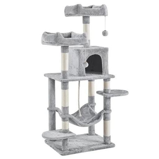 Yaheetech Multilevel Cat Tree Cat Tower Cat Scrathing Posts With Hammock Multilevel Cat Tree Cat Tower Cat Scrathing Posts With Hammock