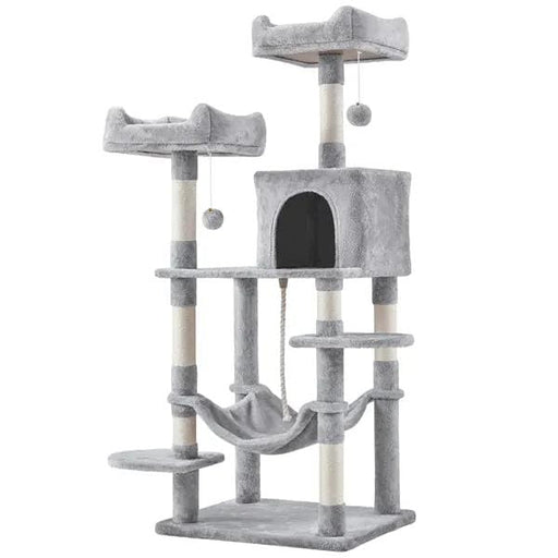 Yaheetech Multilevel Cat Tree Cat Tower Cat Scrathing Posts With Hammock Multilevel Cat Tree Cat Tower Cat Scrathing Posts With Hammock