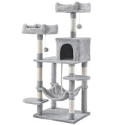 Yaheetech Multilevel Cat Tree Cat Tower Cat Scrathing Posts With Hammock Multilevel Cat Tree Cat Tower Cat Scrathing Posts With Hammock