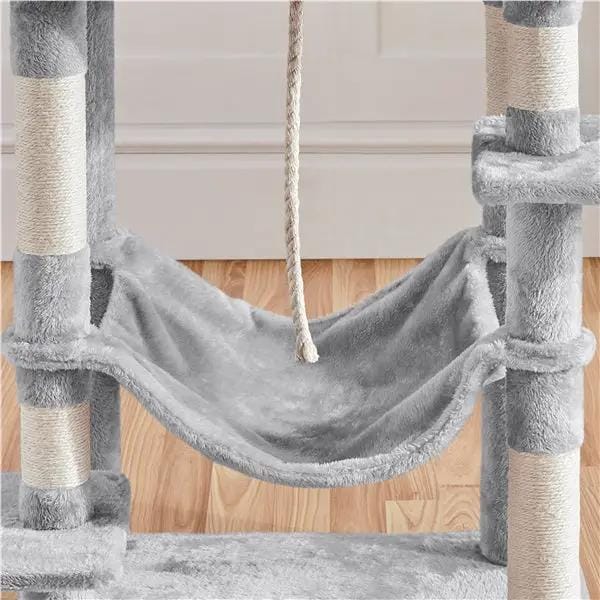 Yaheetech Multilevel Cat Tree Cat Tower Cat Scrathing Posts With Hammock Multilevel Cat Tree Cat Tower Cat Scrathing Posts With Hammock
