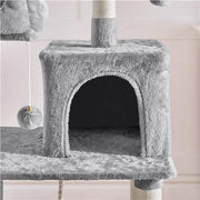 Yaheetech Multilevel Cat Tree Cat Tower Cat Scrathing Posts With Hammock Multilevel Cat Tree Cat Tower Cat Scrathing Posts With Hammock
