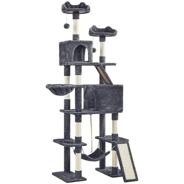 Yaheetech 209cm H Cat Tree, Large Cat Tower, Multilevel Cat Tree 209cm H Cat Tree, Large Cat Tower, Multilevel Cat Tree