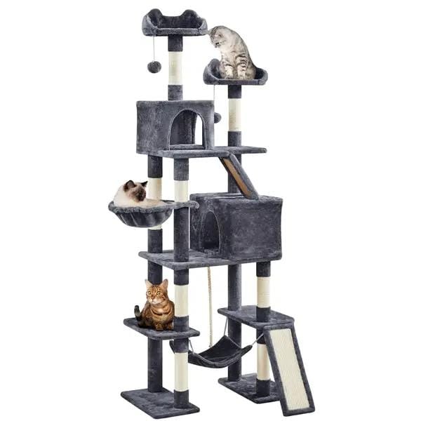 Yaheetech 209cm H Cat Tree, Large Cat Tower, Multilevel Cat Tree 209cm H Cat Tree, Large Cat Tower, Multilevel Cat Tree