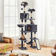 Yaheetech 209cm H Cat Tree, Large Cat Tower, Multilevel Cat Tree 209cm H Cat Tree, Large Cat Tower, Multilevel Cat Tree