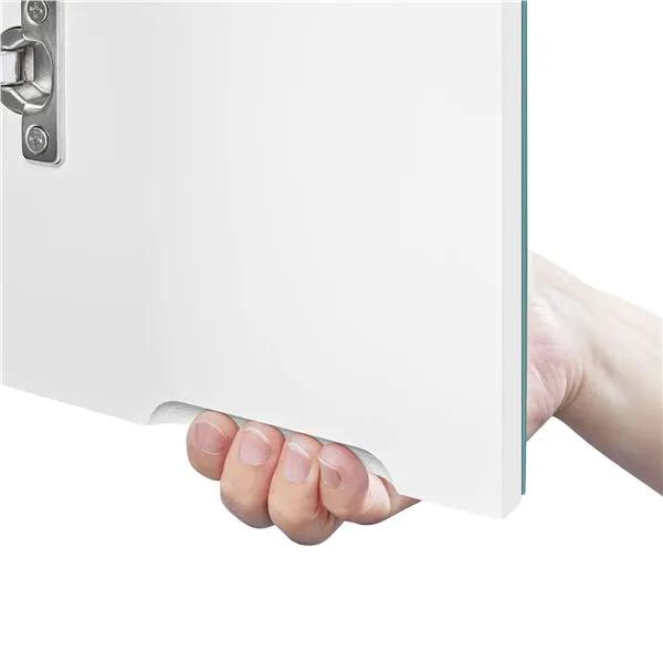 Yaheetech Frameless Mirror Cabinet Bathroom Mirror with Storage Wall-Mounted Storage Cabinet Frameless Mirror Cabinet Bathroom Mirror with Storage Wall-Mounted Storage Cabinet