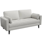 Yaheetech 2-Seater Sofa and Oversized Armchair Set Fabric Upholstered Couch 2-Seater Sofa and Oversized Armchair Set Fabric Upholstered Couch