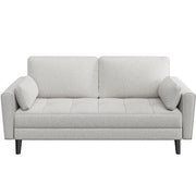 Yaheetech 2-Seater Sofa and Oversized Armchair Set Fabric Upholstered Couch 2-Seater Sofa and Oversized Armchair Set Fabric Upholstered Couch